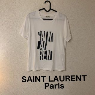 サンローラン(Saint Laurent)のSAINT LAURENT サンローラン　パリ　プリント　Tシャツ(Tシャツ(半袖/袖なし))