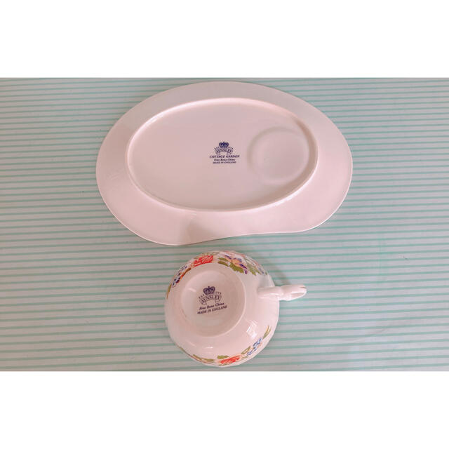 Aynsley China(エインズレイ)のコテージガーデン　テニスセット インテリア/住まい/日用品のキッチン/食器(食器)の商品写真