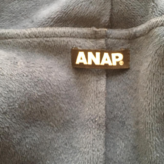 ANAP(アナップ)のANAP ブルー 青 裏起毛 ロング シンプル カーディガン 古着 USED  レディースのトップス(カーディガン)の商品写真
