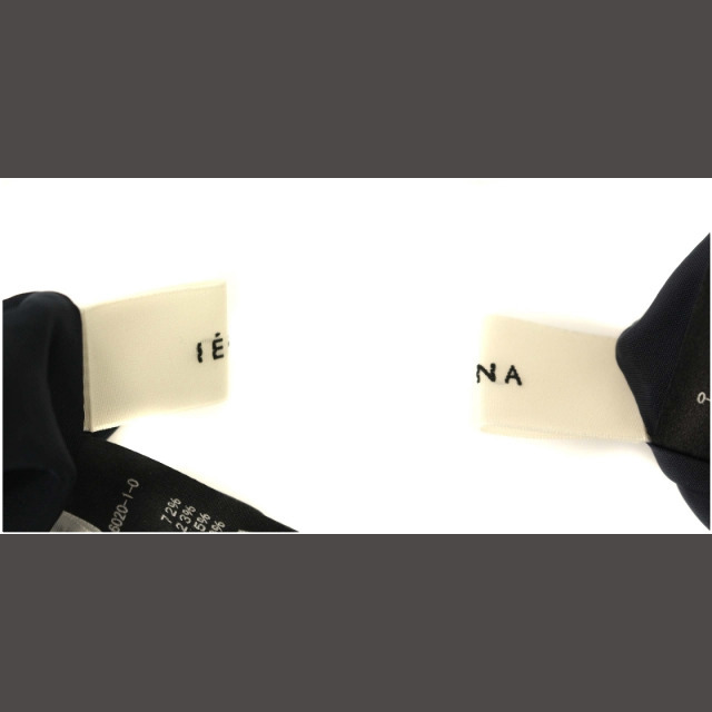 IENA(イエナ)のイエナ IENA スキッパー シャツワンピース ロング 半袖 36 ネイビー レディースのワンピース(ロングワンピース/マキシワンピース)の商品写真