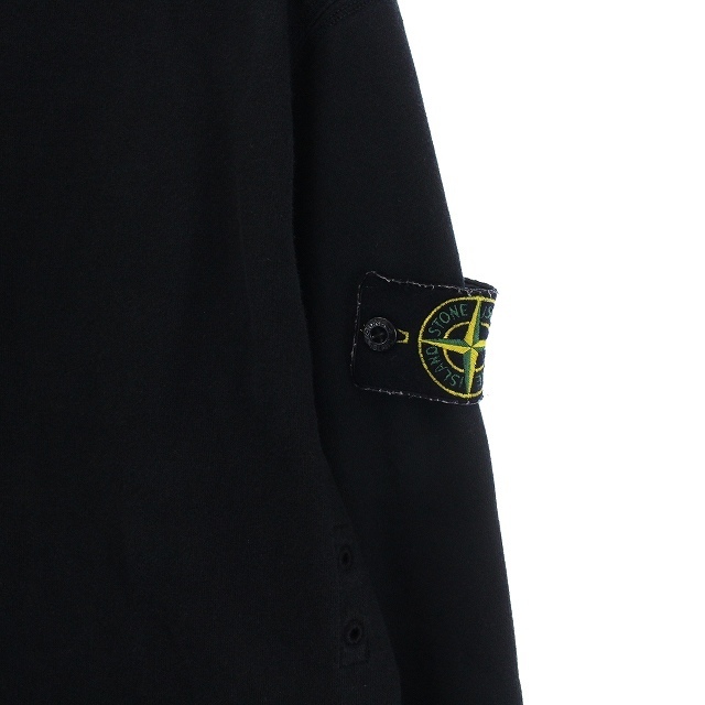 STONE ISLAND(ストーンアイランド)のストーンアイランド L/Sカットソー 長袖 Tシャツ ワッペン S 黒 メンズのトップス(Tシャツ/カットソー(七分/長袖))の商品写真