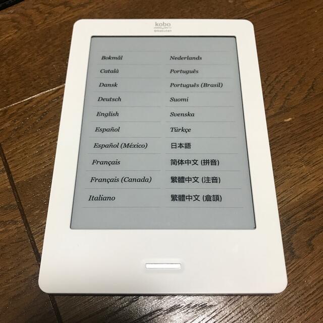 Rakuten(ラクテン)の楽天Kobo Touch N905B 電子書籍リーダー スマホ/家電/カメラのPC/タブレット(電子ブックリーダー)の商品写真