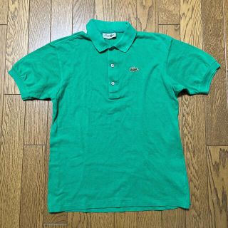 ラコステ(LACOSTE)のラコステ　ポロシャツ　ワニ　緑　グリーン　42 中古(ポロシャツ)