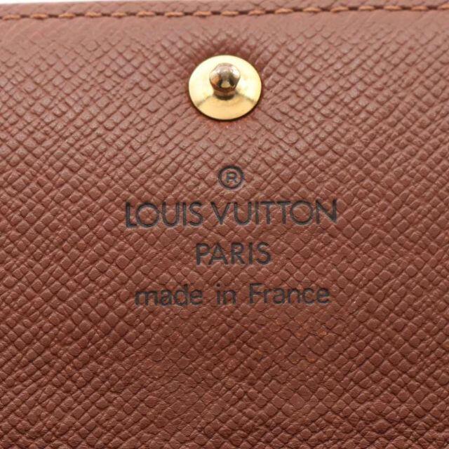 LOUIS VUITTON(ルイヴィトン)のポシェット ポルトモネ クレディ モノグラム 二つ折り長財布 PVC レザー レディースのファッション小物(財布)の商品写真