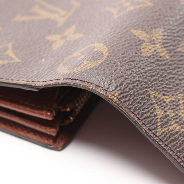 LOUIS VUITTON(ルイヴィトン)のポシェット ポルトモネ クレディ モノグラム 二つ折り長財布 PVC レザー レディースのファッション小物(財布)の商品写真