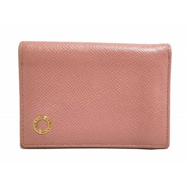 BVLGARI カードケース 名刺入れ ピンク