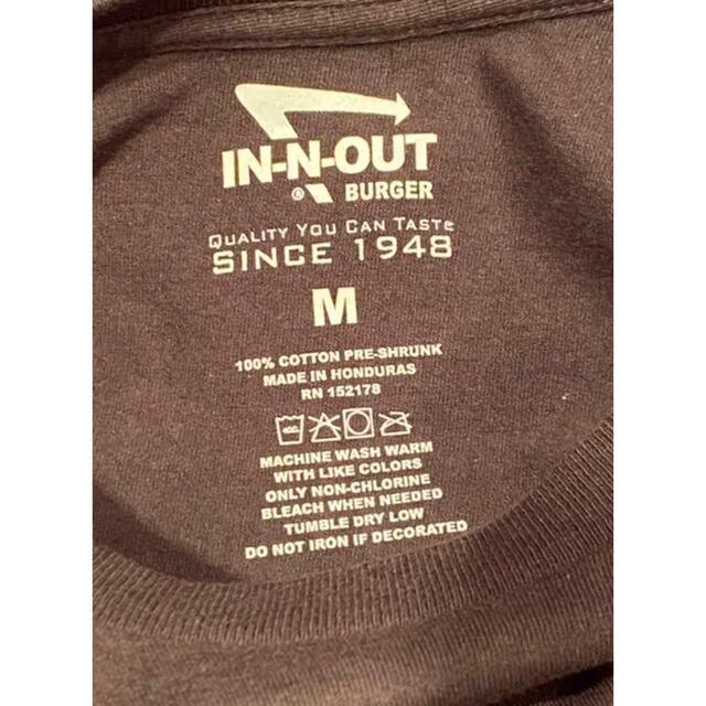 IN-N-OUT BURGER インアンドアウトバーガー　ロンT 長袖　袋入り メンズのトップス(Tシャツ/カットソー(半袖/袖なし))の商品写真