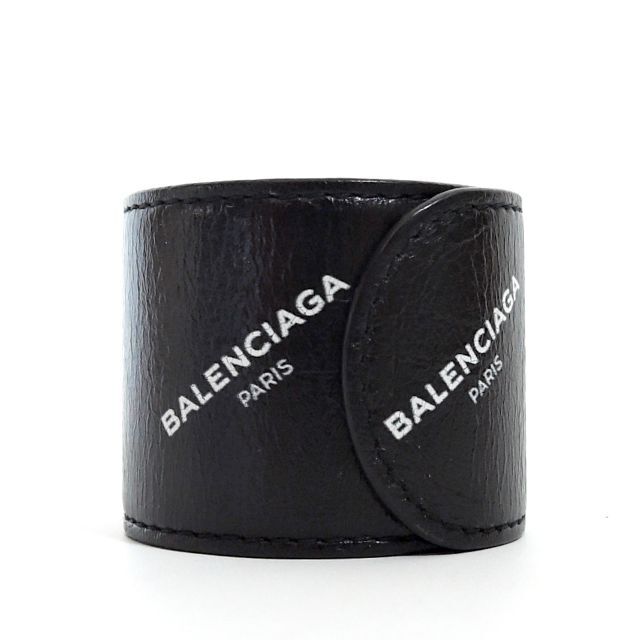 Balenciaga(バレンシアガ)のバレンシアガ パッチンブレス サイクル レザー ロゴ ブレスレット バングル メンズのアクセサリー(バングル/リストバンド)の商品写真