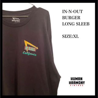 IN-N-OUT BURGER インアンドアウトバーガー　ロンT 長袖　袋入り(Tシャツ/カットソー(半袖/袖なし))