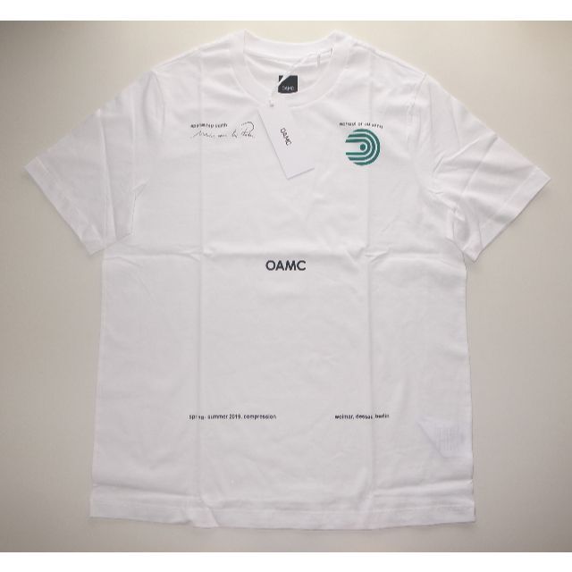 OAMC SCHULE Tシャツ ロゴ white sizeS 18AW