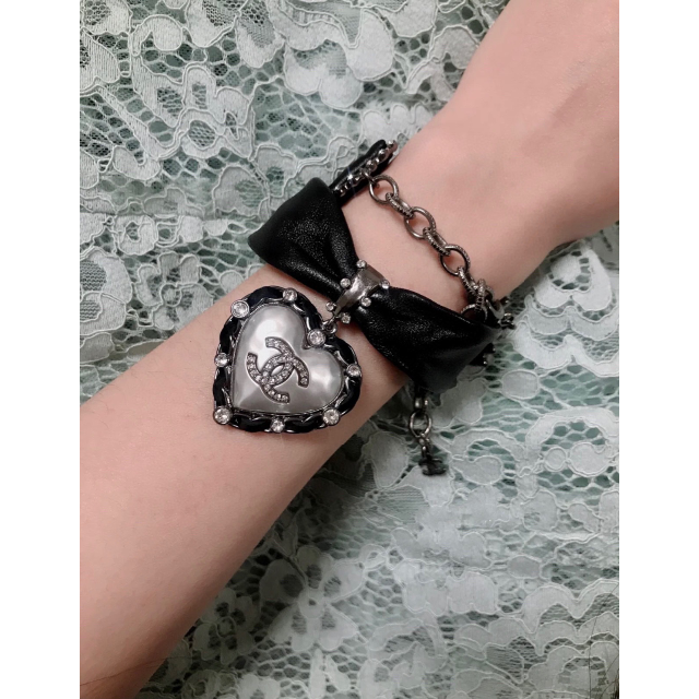 最先端 試着のみ CHANEL ハート チョーカー ilam.org