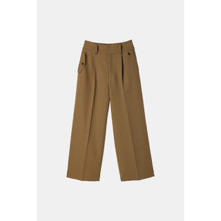 louren asymmetry design wide pants