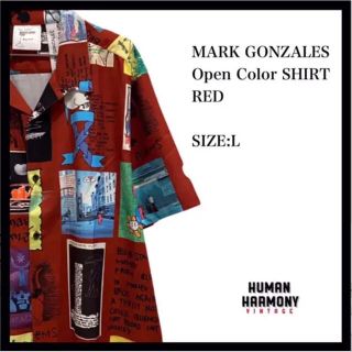 マークゴンザレス(Mark Gonzales)のMARK GONZALES マークゴンザレス　オープンカラーシャツ　袋入り　新品(シャツ)