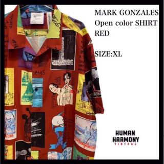 マークゴンザレス(Mark Gonzales)のMARK GONZALES マークゴンザレス　オープンカラーシャツ　袋入り　新品(シャツ)