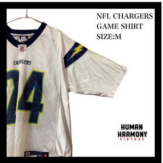 リーボック(Reebok)のReebok リーボック NFL CHARGERS チャージャーズ ゲームシャツ(Tシャツ/カットソー(半袖/袖なし))