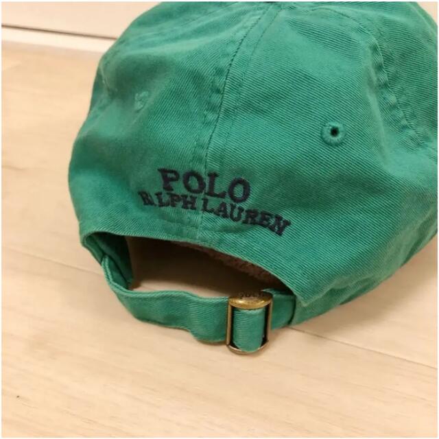 国産定番 POLO RALPH LAUREN ラルフローレン キャップ RL-93 グリーン 緑 onesize 刺繍ロゴの通販 by  断捨離中｜ポロラルフローレンならラクマ