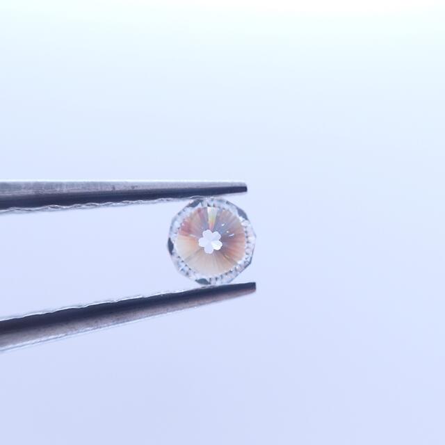 レア】早い者勝ち♡さくらカット天然ダイヤルース E VVS-1 0.265ct