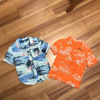 ギャップキッズ(GAP Kids)のGAP Kidsアロハシャツ 2点セット 105〜110cm(Tシャツ/カットソー)