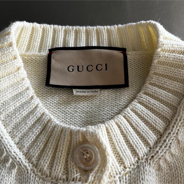 GUCCI - GUCCI コットン カーディガン☆の通販 by yumemillady's GUCCI - GUCCI コットン カーディガン☆の通販 by yumemillady's