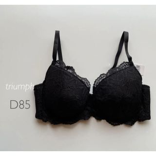 トリンプ(Triumph)のトリンプ  4/5カップブラ　D85 black ブラジャー　大きいサイズ(ブラ)