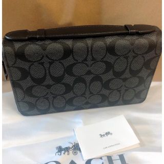 コーチ(COACH)のコーチcoach ダブルジップ トラべルオーガナイザー (セカンドバッグ/クラッチバッグ)