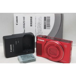 キヤノン(Canon)の★人気のレッド★ キヤノン PowerShot SX620 HS(コンパクトデジタルカメラ)