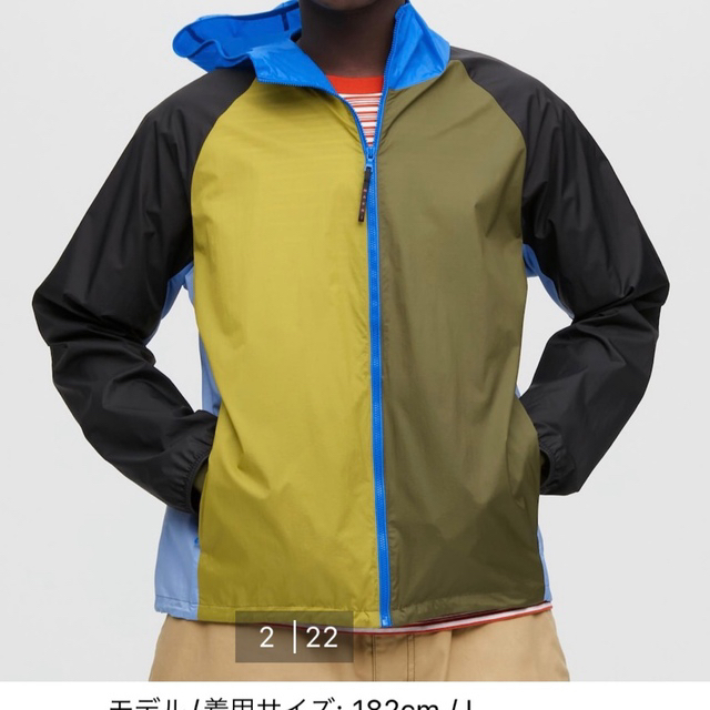 UNIQLO(ユニクロ)のUNIQLO×マルニポケッタブルパーカ メンズのジャケット/アウター(ナイロンジャケット)の商品写真