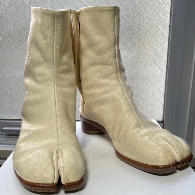 いラインアップ - Margiela Martin Maison 足袋ブーツ tabiブーツ ヴィンテージレザー メゾンマルジェラ タビブーツ ブーツ