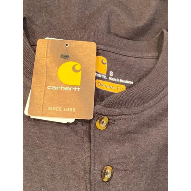 carhartt(カーハート)のcarhartt カーハート ヘンリーネックlong sleeb ロンT 新品 メンズのトップス(Tシャツ/カットソー(七分/長袖))の商品写真