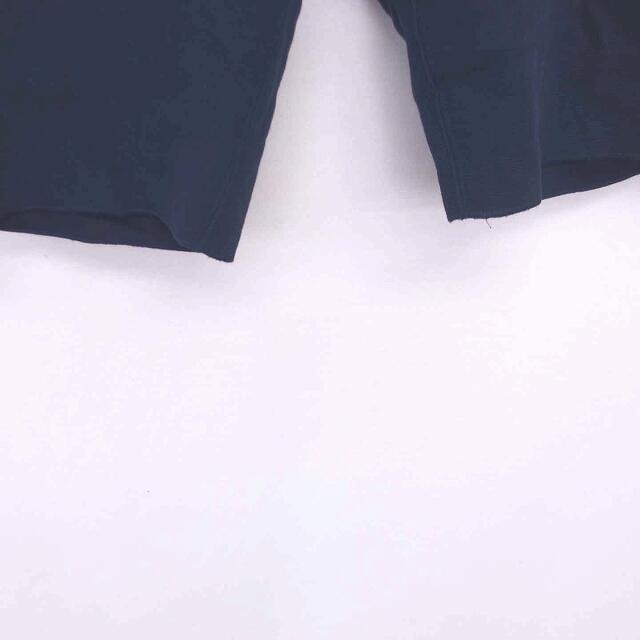 BOYCOTT(ボイコット)のボイコット ハーフ パンツ ひざ丈 無地 03 L ネイビー 紺 /TT4 メンズのパンツ(ショートパンツ)の商品写真