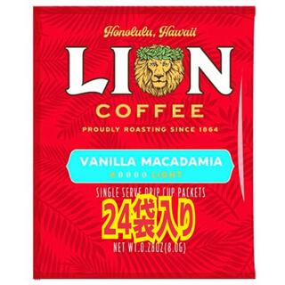 ライオン(LION)のライオンドリップコーヒー バニラマカダミア 8g 24袋セット(コーヒー)