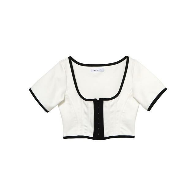 melt the lady bone line bicolor tops