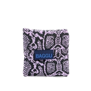 バグゥ(BAGGU)の⭐︎新品　BAGGU Baby バグー エコバッグ pink snakeskin(エコバッグ)