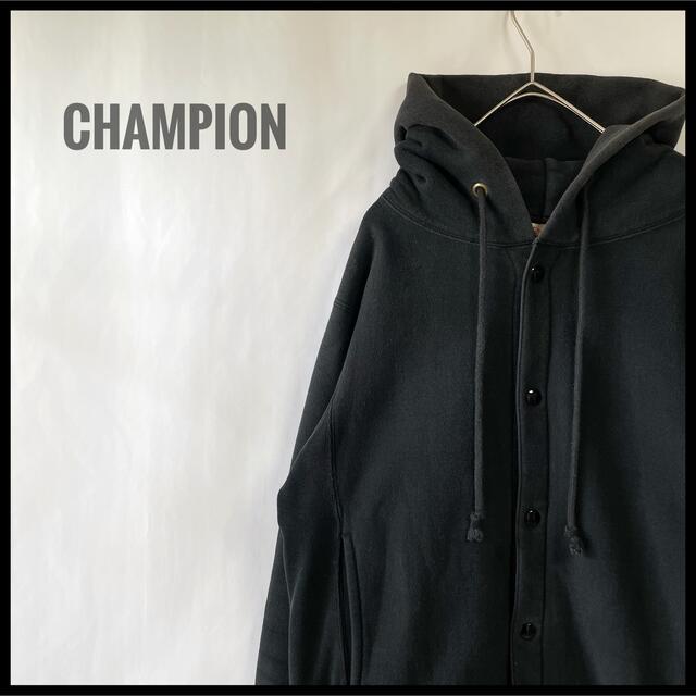 復刻　単色タグ　champion reverseweave スナップ　パーカー