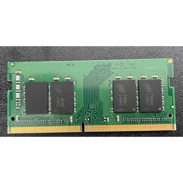Kingston DDR4 8GB ノート用メモリ スマホ/家電/カメラのPC/タブレット(PCパーツ)の商品写真