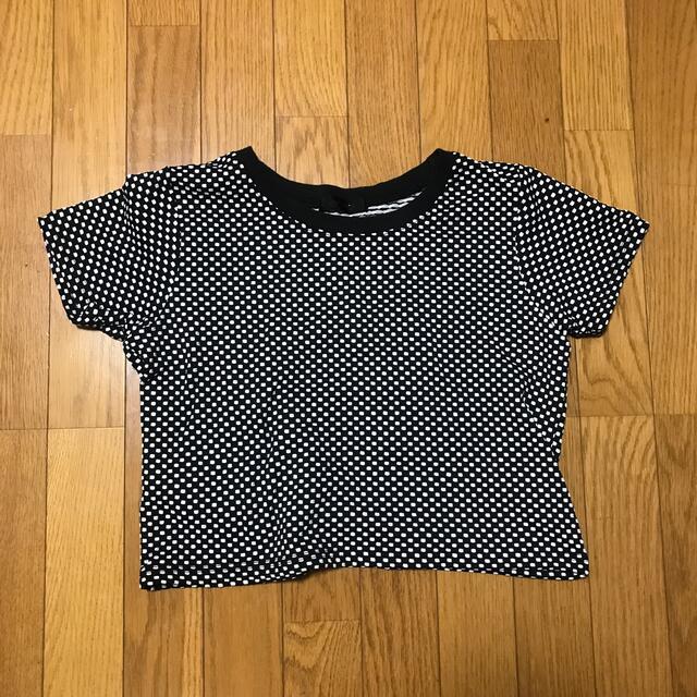 JEANASIS(ジーナシス)のドット柄トップス キッズ/ベビー/マタニティのキッズ服女の子用(90cm~)(Tシャツ/カットソー)の商品写真