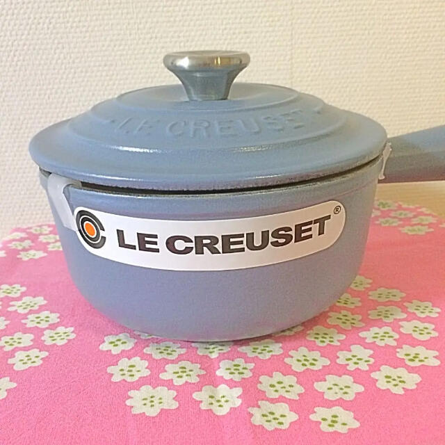 LE CREUSET - ♡ルクルーゼ ソースパン ミネラルブルー 16cm 片手鍋 新品未使用の通販 by minä＊‧₊'s shop