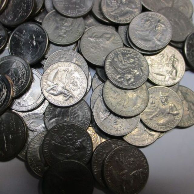 アメリカ記念硬貨100枚セット 25セント 外国コインの通販 by ハッピー's shop｜ラクマ