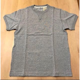 ムジルシリョウヒン(MUJI (無印良品))の新品 MUJI 無印良品 ガゼット付きTシャツ Sサイズ グレー(Tシャツ/カットソー(半袖/袖なし))