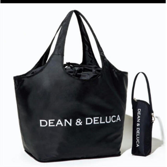 DEAN & DELUCA(ディーンアンドデルーカ)のDEAN & DELUCA レジかごバッグ エコバッグ 雑誌 付録 black レディースのバッグ(エコバッグ)の商品写真