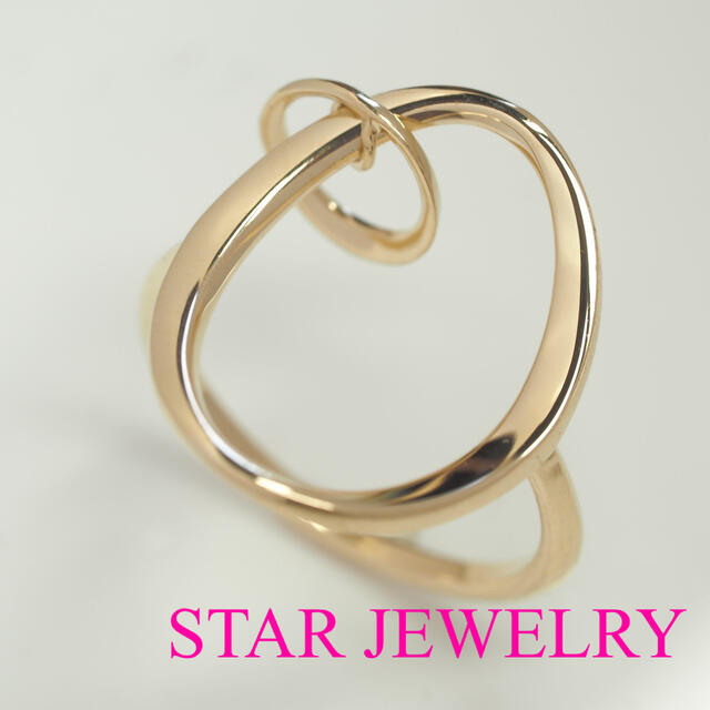 z○o  STAR JEWELRY☆スタージュエリー　お洒落なK10YGリングレディース