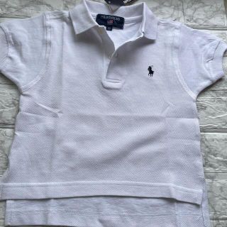 ラルフローレン(Ralph Lauren)の新品　ラルフローレン　POLO 半袖　ポロシャツ　95 100 白色　男の子(Tシャツ/カットソー)