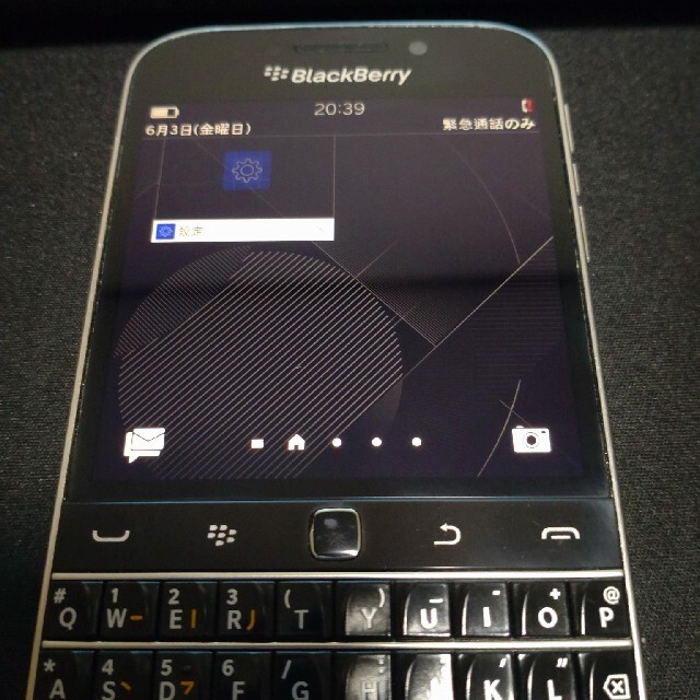 BlackBerry(ブラックベリー)の専用　Blackberry classic SIMフリー　ブラックベリー スマホ/家電/カメラのスマートフォン/携帯電話(スマートフォン本体)の商品写真