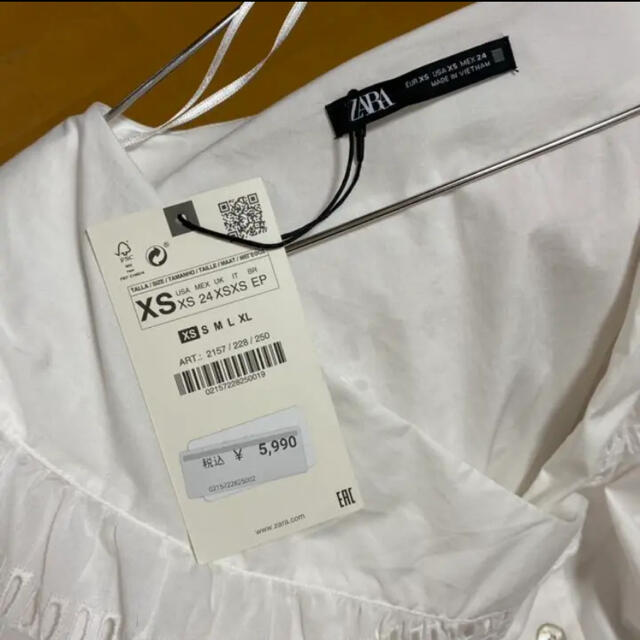 ZARA(ザラ)のZARAブラウス値下げしました！ レディースのトップス(シャツ/ブラウス(長袖/七分))の商品写真