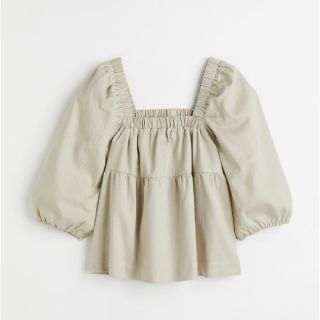 エイチアンドエム(H&M)の専売品  バルーンスリーブブラウス M(シャツ/ブラウス(半袖/袖なし))