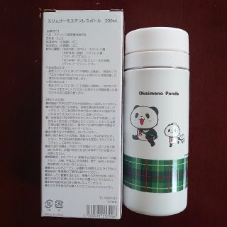 ラクテン(Rakuten)の楽天お買い物パンダ　スリムサーモステンレスボトル　200ml(キャラクターグッズ)