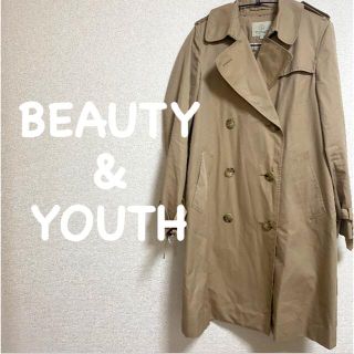 ビューティアンドユースユナイテッドアローズ(BEAUTY&YOUTH UNITED ARROWS)の【古着】beauty&youth トレンチコート　ビジネス　Lサイズ(トレンチコート)