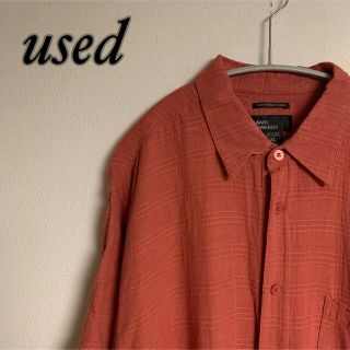 【希少】used  古着　オーバーシルエット　リネン　シャツ(シャツ)