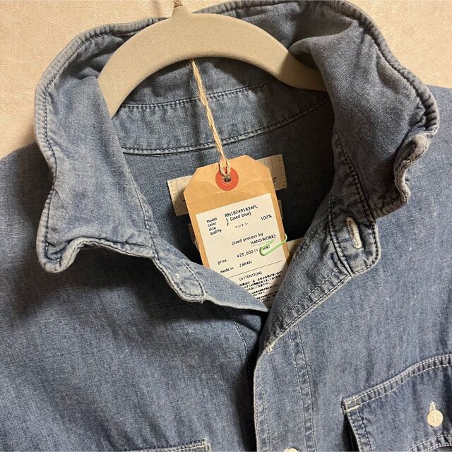 L'Appartement DEUXIEME CLASSE(アパルトモンドゥーズィエムクラス)の 【REMI RELIEF/レミレリーフ】Chambray シャツ レディースのトップス(シャツ/ブラウス(長袖/七分))の商品写真