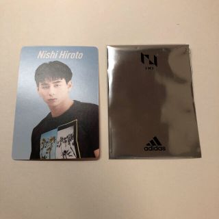 アディダス(adidas)のINI アディダスTシャツコラボ 特典トレカ 西洸人(アイドルグッズ)